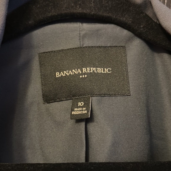 Banana Republic fitted long blazer - classy - dark grey - Picture 2 of 5